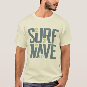 Bold Surf Club Grafik-Miami Streetwear Typografie T-Shirt