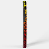 Bold Swirl Doodle Samsung Galaxy Hülle (Rechte Seite)