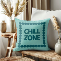 Bold Teal Chill Zone Dorm Room Bed Decor 