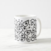 Bold Teardrop Dot Tasse (VorderseiteRechts)