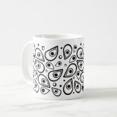 Bold Teardrop Dot Tasse (Vorderseite Links)