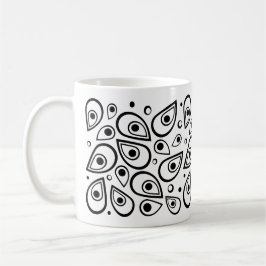 Bold Teardrop Dot Tasse