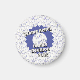 Bold Texas Bluebonnets, Family Reunion,  Magnet