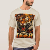 Bold Tiger Graphic Streetwear Tee (Vorderseite)