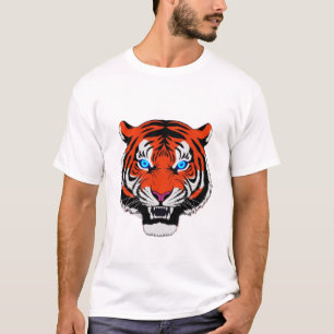 Bold Tiger Graphic T - Shirt - Fierce und stilvoll