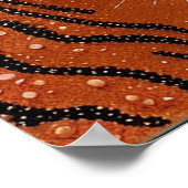 Bold Tiger Portrait for Young Animal Lovers Poster (Ecke)