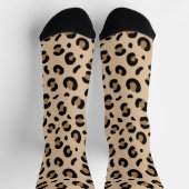 Bold Tiger Stripe Pattern – Animal Print Design Socken (Oben)