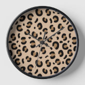 Bold Tiger Stripe Pattern – Animal Print Design Uhr (Vorderseite)