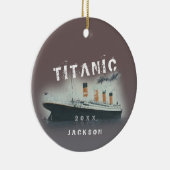 Bold Titanic Keramik Ornament (Rechts)