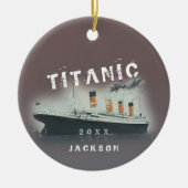 Bold Titanic Keramik Ornament (Vorne)
