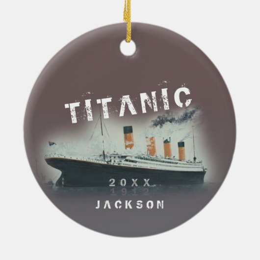 Bold Titanic Keramik Ornament (Hinten)