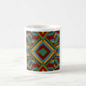 Bold Tribal Geometric Muster farbenfroh Ethnic Boh Kaffeetasse (Mittel)