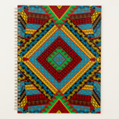 Bold Tribal Geometric Muster farbenfroh Ethnic Boh Planer (Vorderseite)