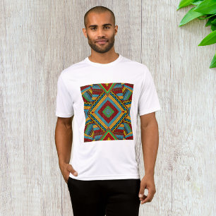 Bold Tribal Geometric Muster farbenfroh Ethnic Boh T-Shirt