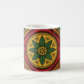 Bold Tribal Geometric Pattern - Colorful Ethnic De Kaffeetasse (Mittel)