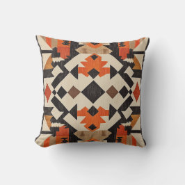 Bold Tribal Geometric Pillow Kissen