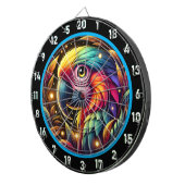 Bold Tropical Parrot Dartboard Adventure Dartscheibe (Vorderseite rechts)