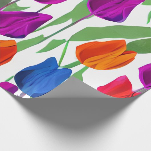 Bold Tulip Geschenkpapier (Ecke)