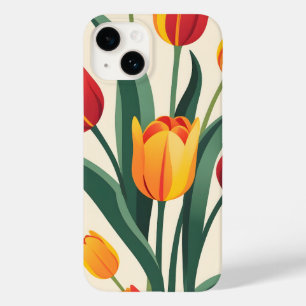 Bold Tulip Illustration Case-Mate iPhone 14 Hülle
