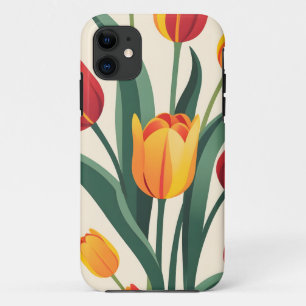 Bold Tulip Illustration Case-Mate iPhone Hülle