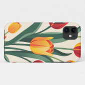 Bold Tulip Illustration Case-Mate iPhone Hülle (Rückseite (Horizontal))