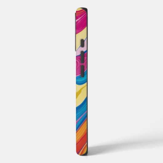 Bold Tye-Dye Marble Phone Case Design (Rückseite / Links)