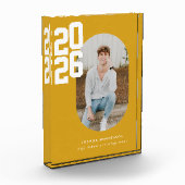 Bold Type Yellow Graduation Fotoblock (Links)