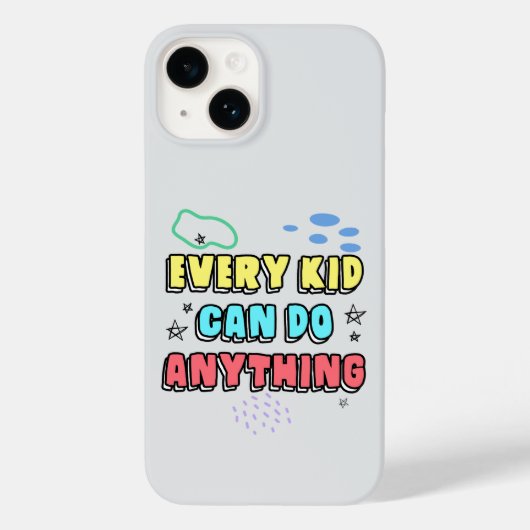 Bold Typografy Statement Design for Kids Case-Mate iPhone Hülle (Rückseite)