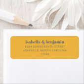 Bold Typografy Yellow and Gray Modern Wedding Inv (Insitu)