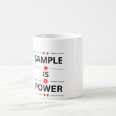 Bold Typography Quote Kaffeetasse (Mittel)