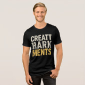 "Bold Typography T-Shirt – Statement Graphic Text Tri-Blend Shirt (Vorderseite voll)