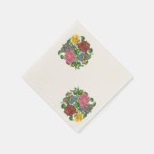 Bold Ungarisch Floral Serviette (Ecke)