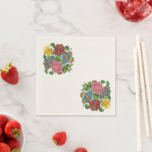 Bold Ungarisch Floral Serviette (Beispiel)