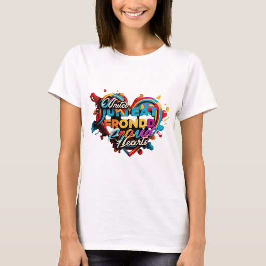 "Bold Unity Design" T-Shirt (Vorderseite)