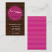 BOLD-UNTERNEHMENSKARTE:: strahlt 1P aus Visitenkarte (Vorne/Hinten)