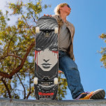 Bold Urban Emo Girl Cyber 2K Gothic Skateboard<br><div class="desc">Entfesseln Sie Ihren inneren Rebell mit unserem "kühlen Emo Girl Cyber 2K Gothic Skateboard". Dieses auffallende Design in lebhaftem Rot, Schwarz und Grau erfasst die Essenz von urbaner Angst und Cyberpunk-Einstellung. Fühlen Sie den Power und die Freiheit während Sie reiten, kanalisieren Sie die erbitterte Energie und Individualität des emo Mädchen...</div>