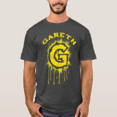 Bold & Urban - Graffiti G Monogram Initial T-Shirt (Vorderseite)