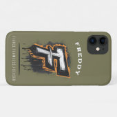 Bold Urban Style Graffiti "F" Handy Case (Rückseite (Horizontal))