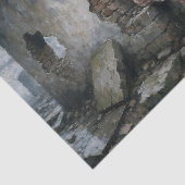 Bold Urban Woman Red White Stripes Decoupage Seidenpapier (Ausschnitt)