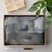 Bold Urban Woman Red White Stripes Decoupage Seidenpapier (Geschenk)