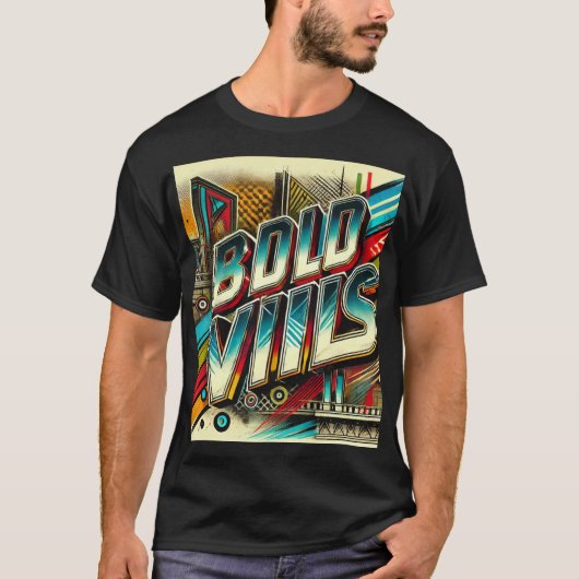 Bold Vibes Urban Graffiti T - Shirt (Vorderseite)