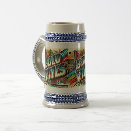 Bold Vibes Urban Graffiti Tasse (Vorderseite Links)