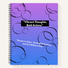 Bold & Vibranly Daily Journal for Women Notizblock
