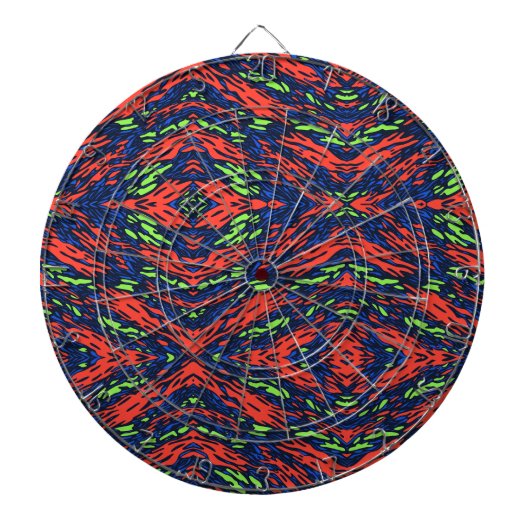 Bold & Vivid Maximalist Fashion Dartscheibe (vorne)