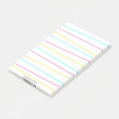 Bold Wacky Lines Postit Notes Post-it Klebezettel (angewinkelt)