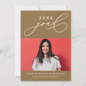 BOLD WHIMSICAL CALLIGRAPHY ABSCHLUSS INVITATION EINLADUNG (Vorderseite)