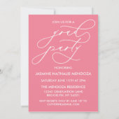 BOLD WHIMSICAL CALLIGRAPHY ABSCHLUSS INVITATION EINLADUNG (Rückseite)