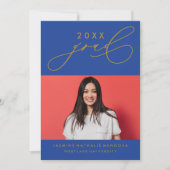 BOLD WHIMSICAL CALLIGRAPHY ABSCHLUSS INVITATION EINLADUNG (Vorderseite)