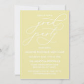 BOLD WHIMSICAL CALLIGRAPHY ABSCHLUSS INVITATION EINLADUNG (Rückseite)