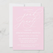 BOLD WHIMSICAL CALLIGRAPHY ABSCHLUSS INVITATION EINLADUNG (Rückseite)